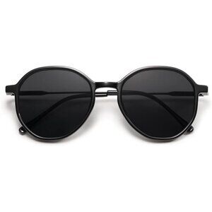 womens oversized hexagon round sunglasses uv400 geometric fashion shades